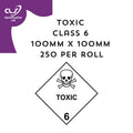 Toxic Class 3 Diamond Label